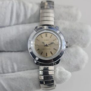 Vintage Timex Automatic Stainless Steel Back Ladies Wristwatch Bracelet 2