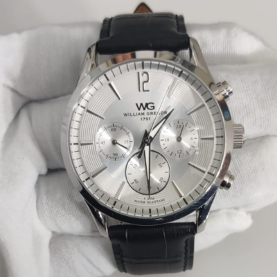 WG William Gregor 1791 Stainless Steel Back Japan Movement Wristwatch