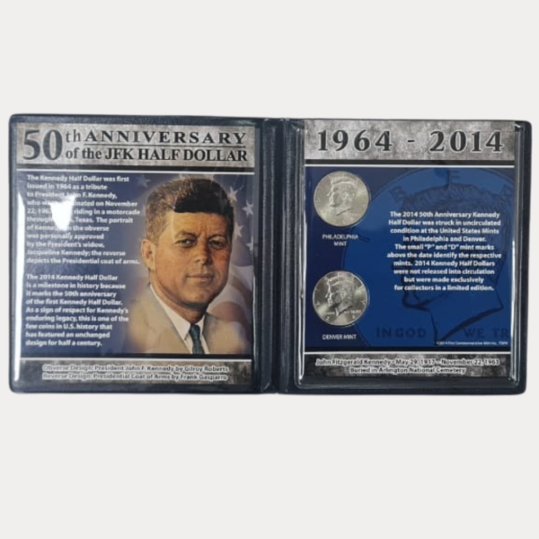 50th Anniversary Of The JFK Half Dollars Philadelphia & Denver