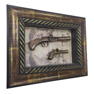 Antique Guns Classic Wooden Frame (Decoration) 2