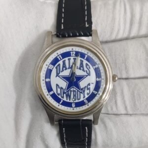 Authentic Fossil Dallas Cowboys LI-1075 Japan Movement Wristwatch 1993 1