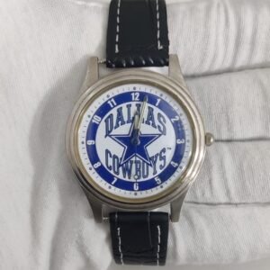 Authentic Fossil Dallas Cowboys LI-1075 Japan Movement Wristwatch 1993 2