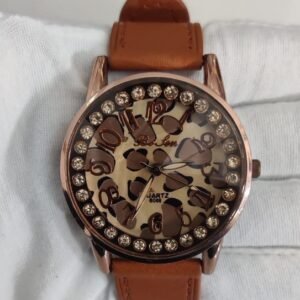 Bolen 8066 Leather Stripes Ladies Wristwatch 2