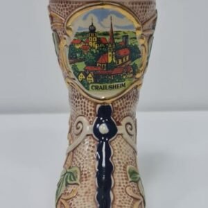 Ceramic Boot “Crailsheim” And Mini Drinking Hedgehog Collectibles 4