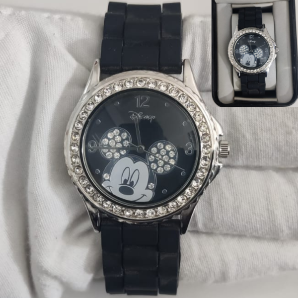 Disney Accutime MK10980211 Mickey Mouse Theme Ladies Wristwatch