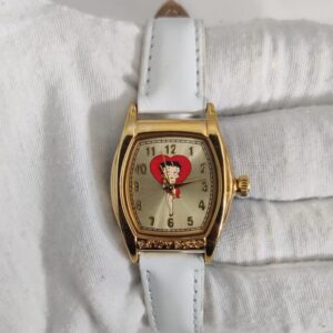 FSC21322-1 2035 Gold Dial White Stripes Ladies Wristwatch 1