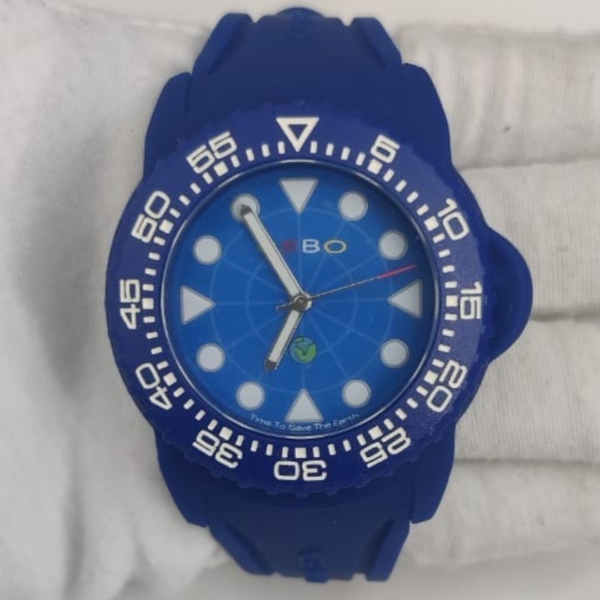 Gebo G1000-14032 Green Earth & Blue Oceans Blue Wristwatch