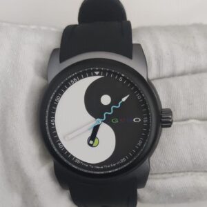 Gebo G1200-0001 Green Earth & Blue Oceans Black Wristwatch 1