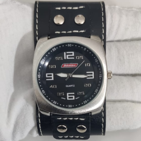 Genuine Dickies Black Dial Japan Movement Wristwatch