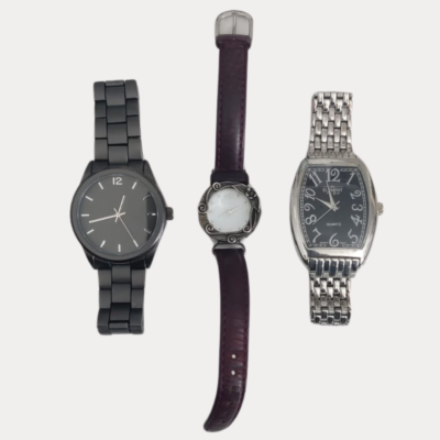 Mix Lot #102 Wristwatch Collection (3 Watches)