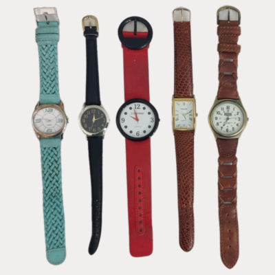 Mix Lot #106 Wristwatch Collection (5 Watches)