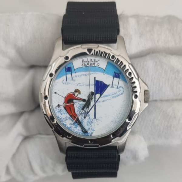 Nicole Miller NM Sports Skating Theme Swiss Made Wristwatch