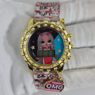 O.M.G. Outageous Millenial Girls OMG4006TG 0820 Accutime Kids Wristwatch