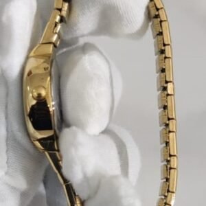 Timex Indiglo P8 Gold Tone Wristwatch Bracelet 1