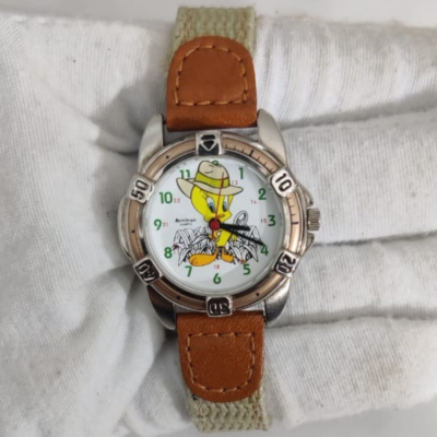 Vintage Armitron 2200261 AL21 Tweety Theme Hong Kong Movement  Ladies Collectors Choice Wristwatch 1996