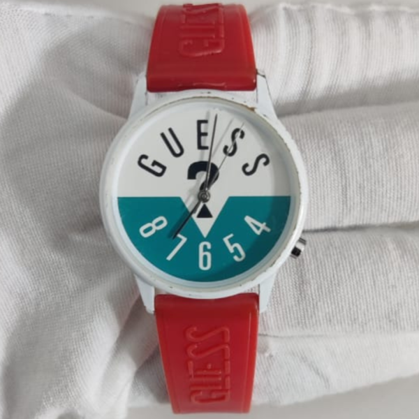 Vintage Guess Hong Kong Movement Wristwatch 1986