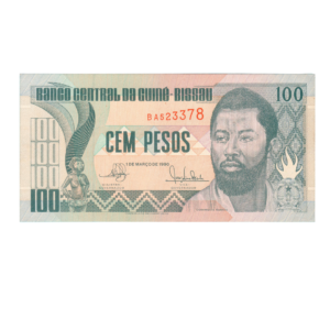 100 Pesos Guinea-Bissau 1990 Banknote F2 Set front