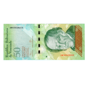 50 Bolivares Venezuela 2015 Banknote F1 Set front