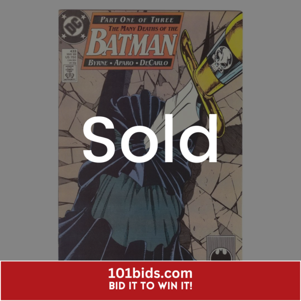 Batman-433-DC-Comics-Book-1989 sold