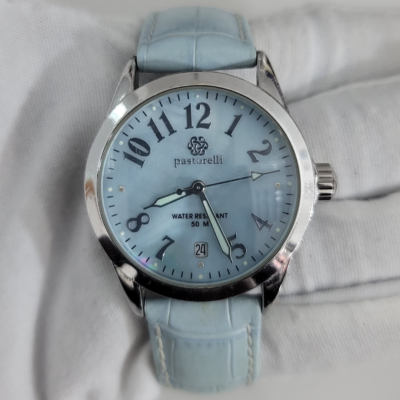 Pastorelli Blue Swiss Movement Ladies Wristwatch