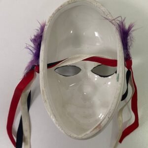 Vintage 1980s Ceramic Porcelain Decorative Clown Mask 2