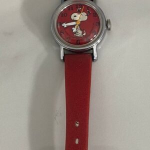 Vintage Syndicate Red Automatic Ladies Wristwatch 3