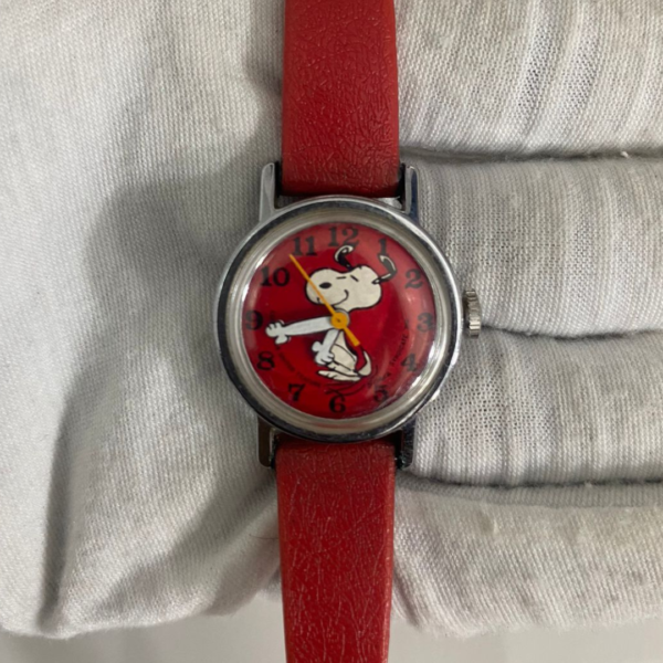 Vintage Syndicate Red Automatic Ladies Wristwatch