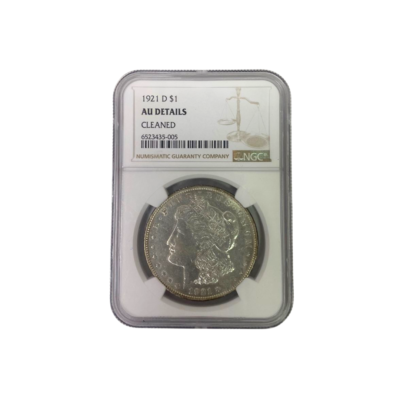 1 D Denver Morgan Silver Dollar...