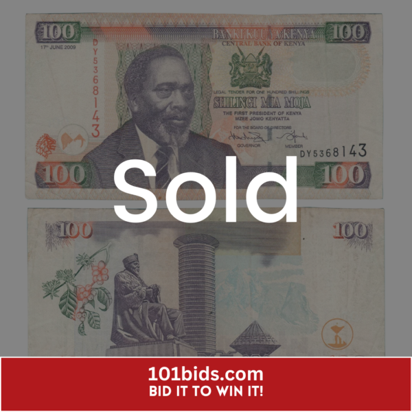 100-Shillings-Kenya-2009-Banknote-F2-Set sold