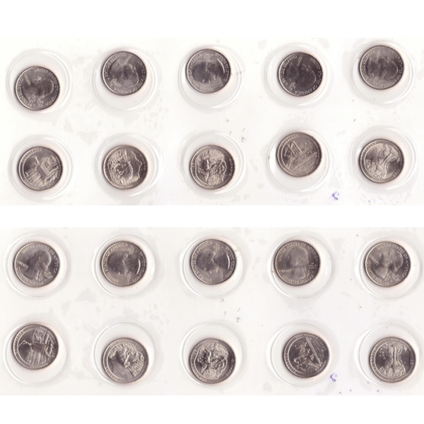 2011 America The Beautiful Quarters Circulating Coins Set