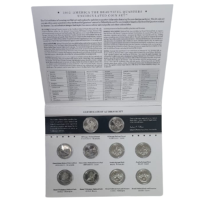 America The Beautiful Quarters Uncirculated Coins Set 1