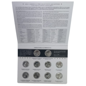 America The Beautiful Quarters Uncirculated Coins Set 2014 1