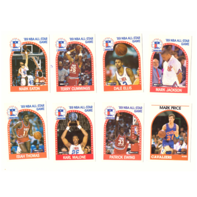 Vintage Houstan NBA All-Star Game Basketball Card Collection #4 (Mark Jackson) 89′ Mark Jackson, Dale Ellis, Patrick Ewing, Terry Cummings & Karl Malone etc.