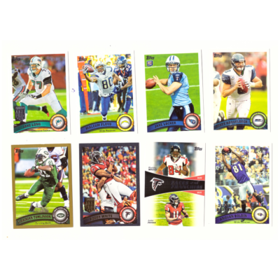 Topps NFL Football Card Collection #17 (21 Cards) Matt Hasselbeck, Jake Locker, Malcom Floyd, Hoody White & Jake Long etc.