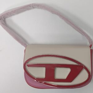 Diesel Cream, Pink & Red Ladies Handbag 1