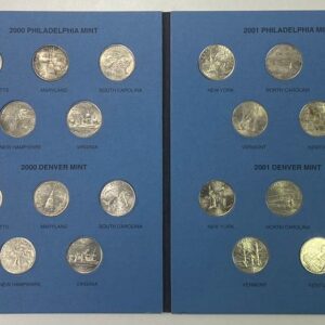 Statehood Quarters Collection 1999-2001 Coin Collection Book 2