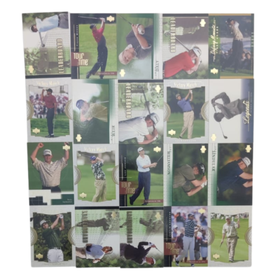 Golf Card Collection #1 (20 Cards) Tiger Woods, Rory Sabbatini, Dennis Paulson, Lee Janzen & Chris Dimarco etc.