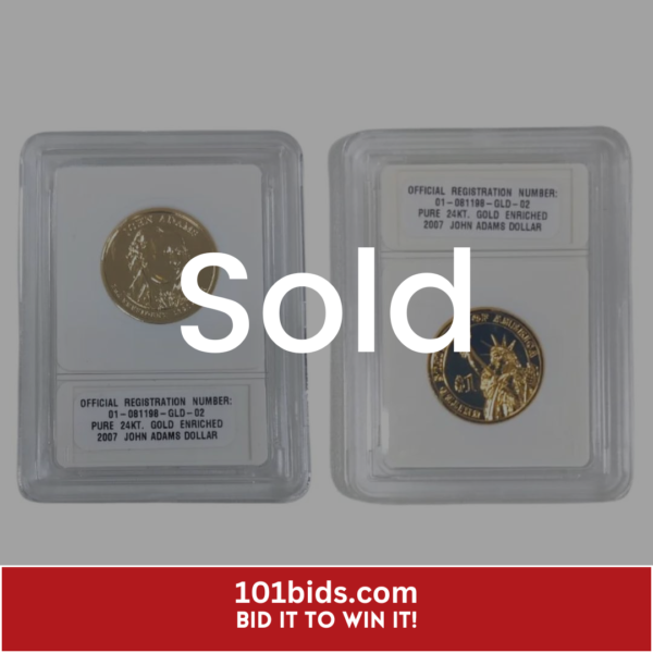 1-Dollar-John-Adams-United-States-Of-America-2007-Pure-24KT.-Gold-Enriched-01-080098-GLD-02 sold