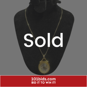 Roberto Cavalli Gold Plated Stainless Steel Miriam Pendant (Necklace) Watch