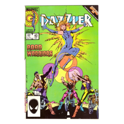 Dazzler ‘Road Warriors’ #40 Marvel Comic Book 1985
