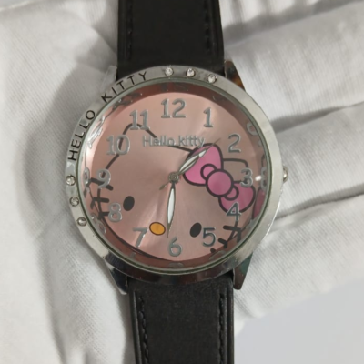 Hello Kitty Pink Dial Ladies Wristwatch