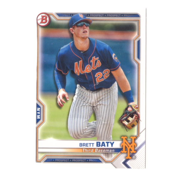 MLB Brett Baty of New York Mets Baseball Card