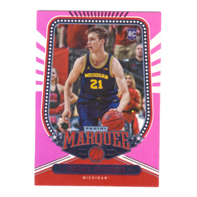 NBA Panini Franz Wagner of Michigan Basketball Card