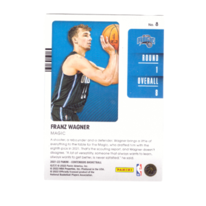 NBA Panini Franz Wagner of Orlando Magic Basketball Card 1