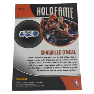 Panini Shaquille O'Neal Orlando Magic NBA Basketball Card 1