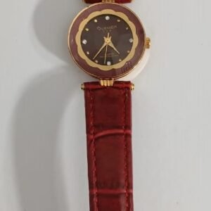 Quemex VIP 18K Gold Plated Japan Movement Ladies Wristwatch 3