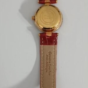 Quemex VIP 18K Gold Plated Japan Movement Ladies Wristwatch 4