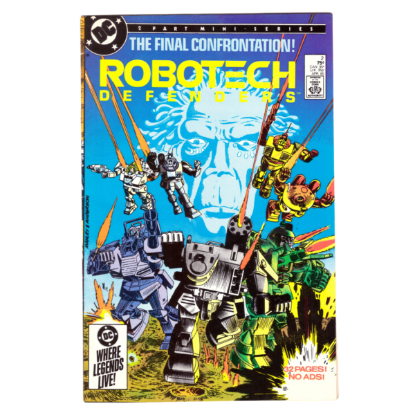 Robotech Defenders 'The Final Confronation!' #2 DC Comic Book 1985