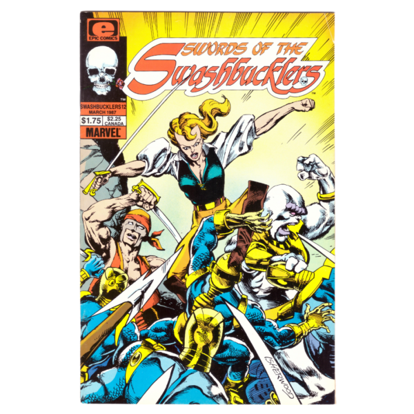 Swords Of The Swashbucklers #12 Epic Comics Book 1987