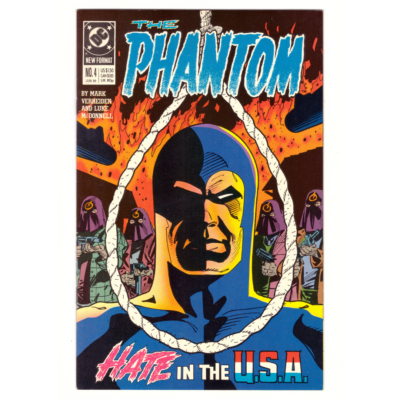 The Phantom ‘Hate In The USA’ #4 DC Comics Book 1989